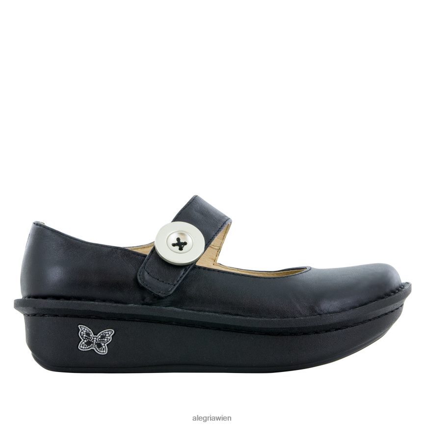 Alegria Schuhe Österreich - Alegria Paloma Mary Jane aus schwarzem Nappaleder D2R0BH492 - Image 3