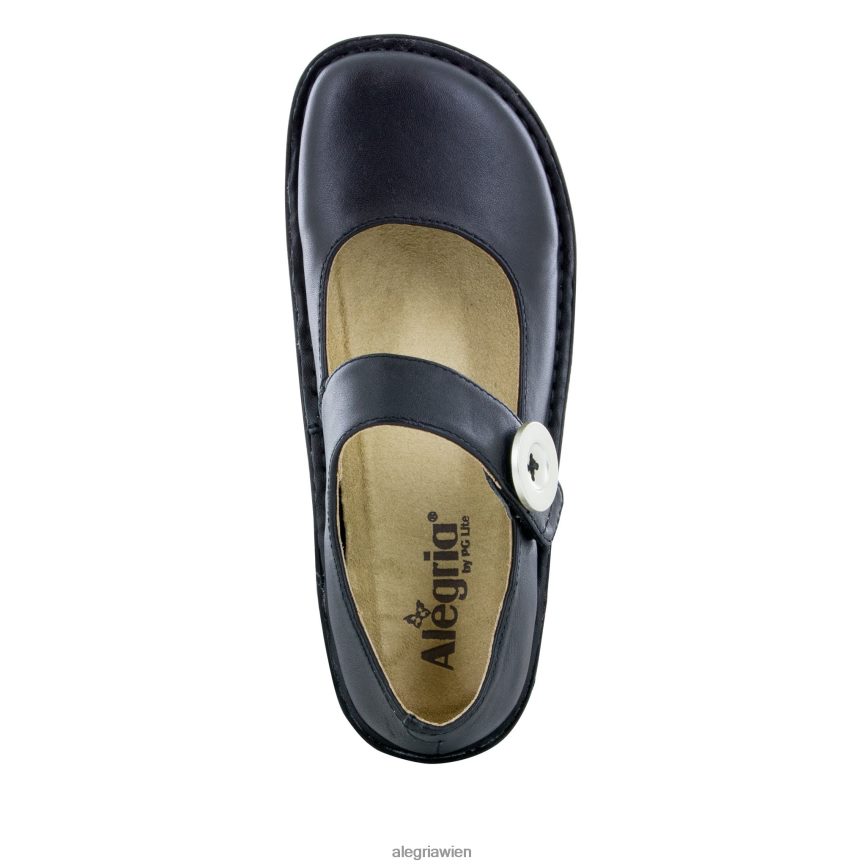 Alegria Schuhe Österreich - Alegria Paloma Mary Jane aus schwarzem Nappaleder D2R0BH492 - Image 5
