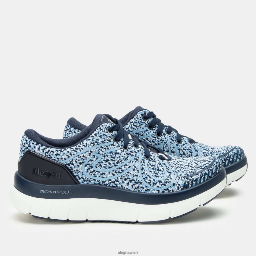 Alegria Schuhe Österreich - Alegria Rollen Sie 2 Indigo-Schuhe auf D2R0BH525 - Image 3