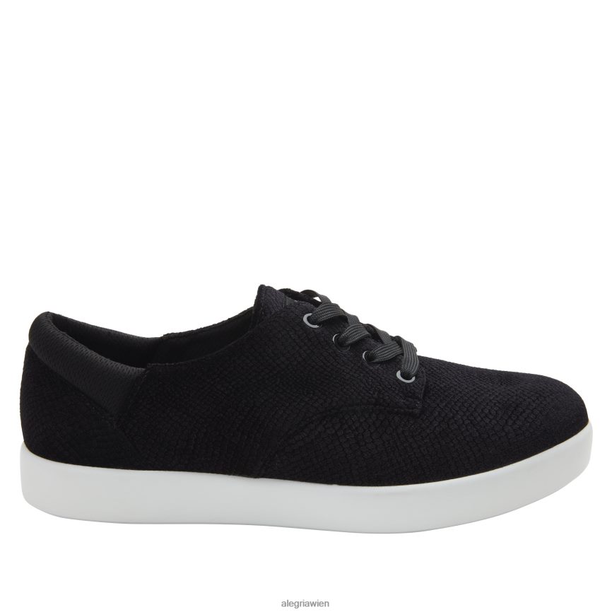 Alegria Schuhe Österreich - Alegria Schlangenschuh aus Poly-Samt in Schwarz D2R0BH579 - Image 2