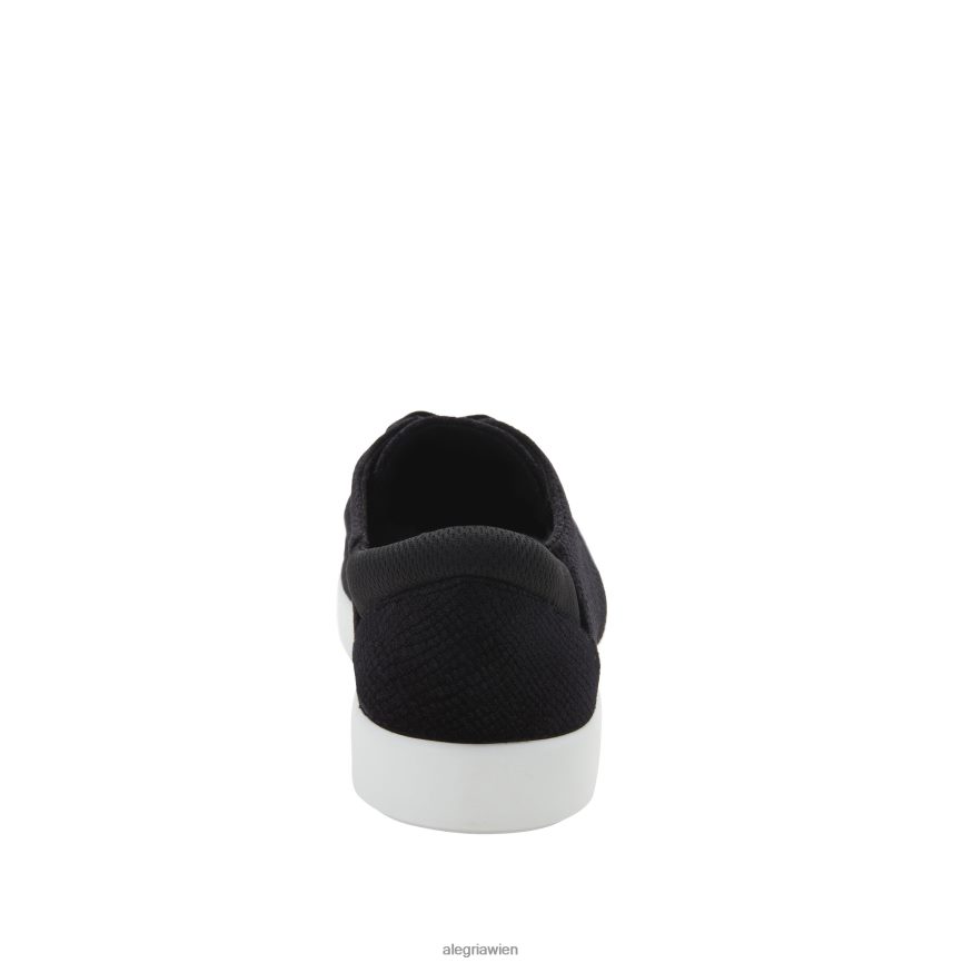 Alegria Schuhe Österreich - Alegria Schlangenschuh aus Poly-Samt in Schwarz D2R0BH579 - Image 3