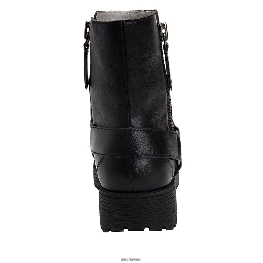 Alegria Schuhe Österreich - Alegria Schwarzer Stiefel von Charlette Crazy Horse D2R0BH249 - Image 4