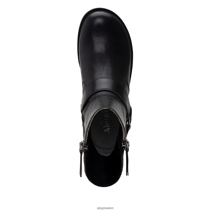 Alegria Schuhe Österreich - Alegria Schwarzer Stiefel von Charlette Crazy Horse D2R0BH249 - Image 5