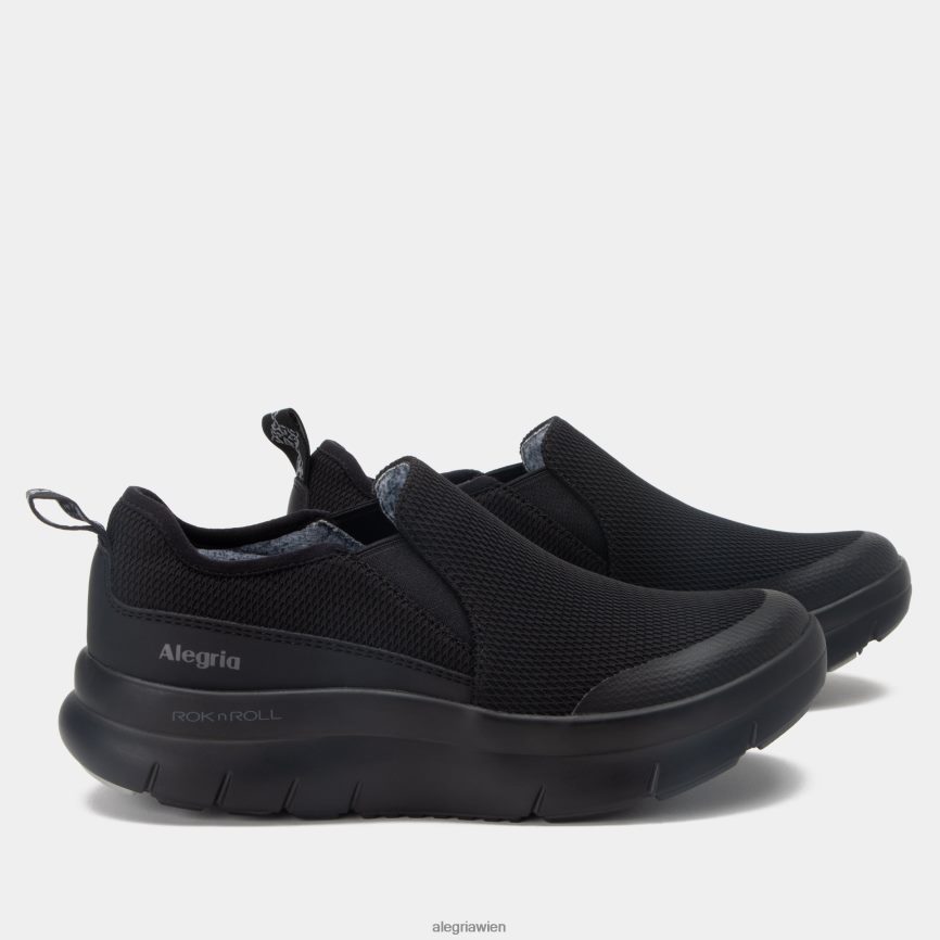 Alegria Schuhe Österreich - Alegria Shift-Lead-Schuh aus schwarzem Mesh D2R0BH363 - Image 2