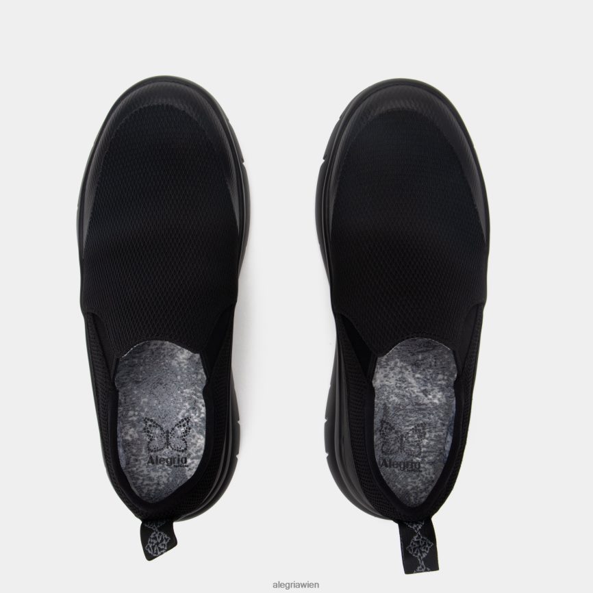 Alegria Schuhe Österreich - Alegria Shift-Lead-Schuh aus schwarzem Mesh D2R0BH363 - Image 4