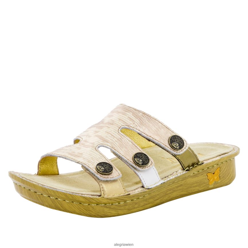 Alegria Schuhe Österreich - Alegria Venezia Gold Your Own Way Sandale D2R0BH174 - Image 1
