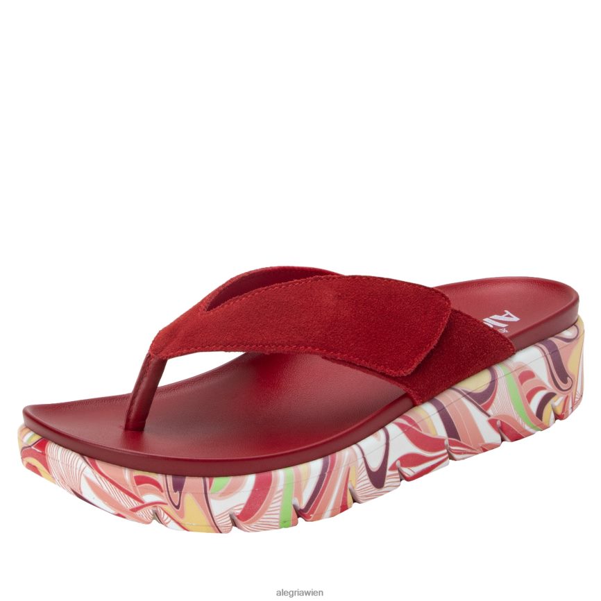 Alegria Shoes - Alegria Astara, ich habe dich, Babe, rote Sandale D2R0BH44 - Image 1