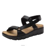 Alegria Shoes - Alegria Henna schwarze Sandale D2R0BH161