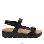 Alegria Shoes - Alegria Henna schwarze Sandale D2R0BH161 - Image 3