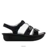 Alegria Shoes - Alegria Kleo schwarze Blattsandale D2R0BH119 - Image 2