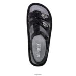 Alegria Shoes - Alegria Kleo schwarze Blattsandale D2R0BH119 - Image 4