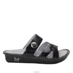 Alegria Shoes - Alegria Victoriah schwarze Lacksandale D2R0BH158 - Image 3