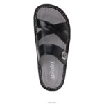 Alegria Shoes - Alegria Victoriah schwarze Lacksandale D2R0BH158 - Image 5