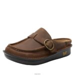 Alegria Wien - Alegria Brigid geölter brauner Holzschuh D2R0BH325