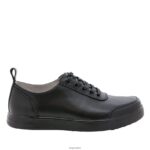 Alegria Wien - Alegria Schwarzer, gewalkter Herren-Stretchschuh D2R0BH595 - Image 2