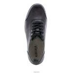 Alegria Wien - Alegria Schwarzer, gewalkter Herren-Stretchschuh D2R0BH595 - Image 4