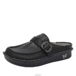 Alegria Schuhe Österreich - Alegria Brigid Upgrade schwarzer Clog D2R0BH288