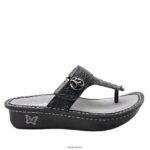 Alegria Schuhe Österreich - Alegria Carina Hallo Doily schwarze Sandale D2R0BH42 - Image 2