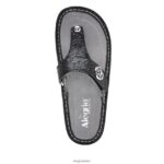 Alegria Schuhe Österreich - Alegria Carina Hallo Doily schwarze Sandale D2R0BH42 - Image 4