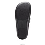 Alegria Schuhe Österreich - Alegria Carina Hallo Doily schwarze Sandale D2R0BH42 - Image 5
