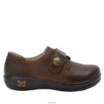 Alegria Schuhe Österreich - Alegria Joleen geölter brauner Berufsschuh D2R0BH564 - Image 3