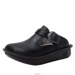 Alegria Schuhe Österreich - Alegria klassischer geölter schwarzer Schuh D2R0BH318