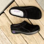 Alegria Schuhe Österreich - Alegria Kyah schwarzer Wildlederschuh D2R0BH300 - Image 2