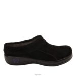 Alegria Schuhe Österreich - Alegria Kyah schwarzer Wildlederschuh D2R0BH300 - Image 3