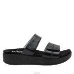 Alegria Schuhe Österreich - Alegria Mena schwarze Sandale D2R0BH201 - Image 3
