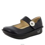 Alegria Schuhe Österreich - Alegria Paloma Mary Jane aus schwarzem Nappaleder D2R0BH492