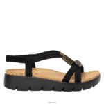 Alegria Schuhe Österreich - Alegria Roz lässige schwarze Sandale D2R0BH63 - Image 2