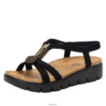 Alegria Schuhe Österreich - Alegria Roz lässige schwarze Sandale D2R0BH63