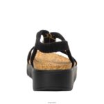 Alegria Schuhe Österreich - Alegria Roz lässige schwarze Sandale D2R0BH63 - Image 3