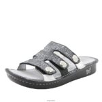 Alegria Schuhe Österreich - Alegria Sandale „Venice Chirpy“ aus Zinn D2R0BH171