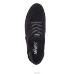 Alegria Schuhe Österreich - Alegria Schlangenschuh aus Poly-Samt in Schwarz D2R0BH579 - Image 4