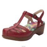 Alegria Schuhe Österreich - Alegria Sommerroter Schuh D2R0BH501