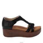 Alegria Schuhe Österreich - Alegria Tova schwarze Sandale D2R0BH222 - Image 3