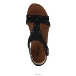 Alegria Schuhe Österreich - Alegria Tova schwarze Sandale D2R0BH222 - Image 5
