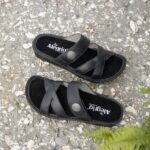 Alegria Schuhe Österreich - Alegria Victoriah geölte schwarze Sandale D2R0BH129 - Image 2