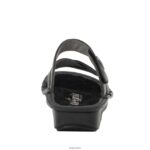 Alegria Schuhe Österreich - Alegria Victoriah geölte schwarze Sandale D2R0BH129 - Image 4