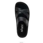 Alegria Schuhe Österreich - Alegria Victoriah geölte schwarze Sandale D2R0BH129 - Image 5