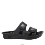 Alegria Schuhe Österreich - Alegria Violett geölte schwarze Sandale D2R0BH123 - Image 3
