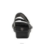 Alegria Schuhe Österreich - Alegria Violett geölte schwarze Sandale D2R0BH123 - Image 4