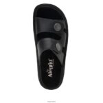 Alegria Schuhe Österreich - Alegria Violett geölte schwarze Sandale D2R0BH123 - Image 5