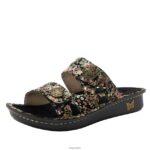 Alegria Schuhe Österreich - Alegria Violette, erdige Blütensandale D2R0BH126