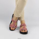 Alegria Schuhe Österreich - Alegria Vita rote Scribble-Sandale D2R0BH198 - Image 2