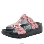Alegria Schuhe Österreich - Alegria Vita rote Scribble-Sandale D2R0BH198