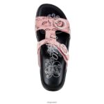 Alegria Schuhe Österreich - Alegria Vita rote Scribble-Sandale D2R0BH198 - Image 5