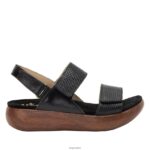 Alegria Shoes - Alegria Bailee gewebte Noir-Sandale D2R0BH71 - Image 3
