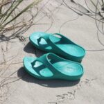 Alegria Shoes - Alegria Ode Aqua-Glanzsandale D2R0BH11 - Image 2
